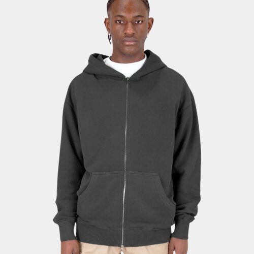 Men's Garment Dye Double-Zip Hooded Sweatshirt Thumbnail