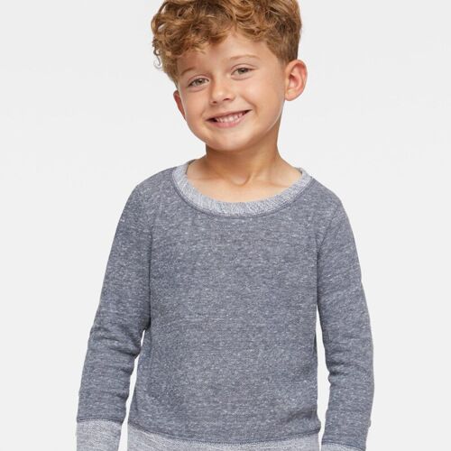 Toddler Harborside Mélange French Terry Crewneck Sweatshirt Thumbnail
