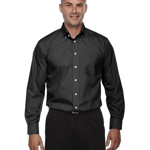 Men's Tall Crown Collection® Broadcloth Woven Dress Shirt Thumbnail