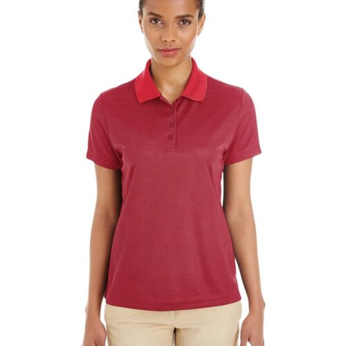 Women's Express Microstripe Performance Pique Polo Thumbnail