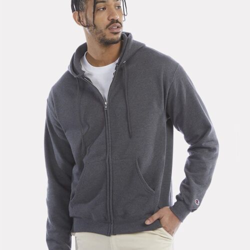 Unisex Powerblend® Full-Zip Hooded Sweatshirt Thumbnail