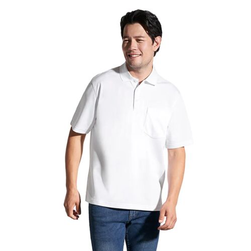 Men's Pique Mesh Polo w/ Pocket Thumbnail