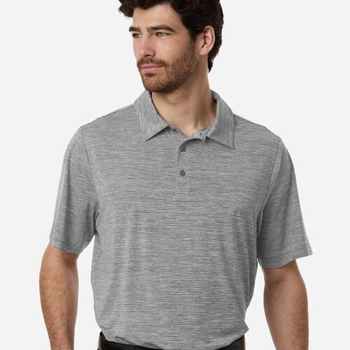 Men's Relay Heathered Stripe Polo Thumbnail